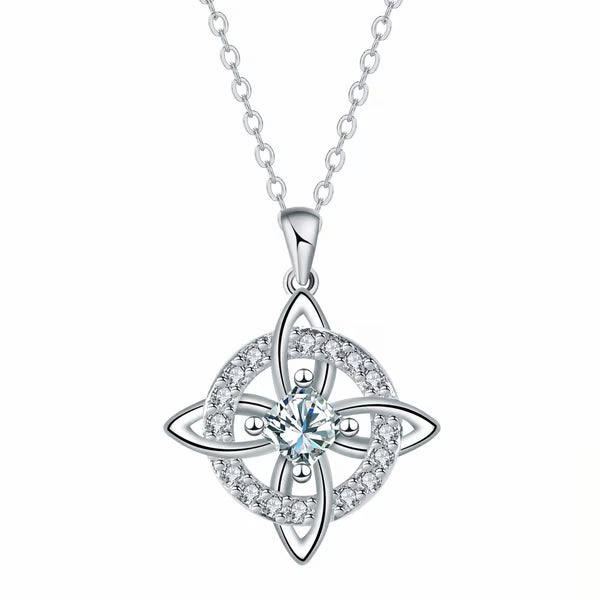 Mystical Birthstone Witches Knot Necklace – 🔮💞Protect Your Loved Ones
