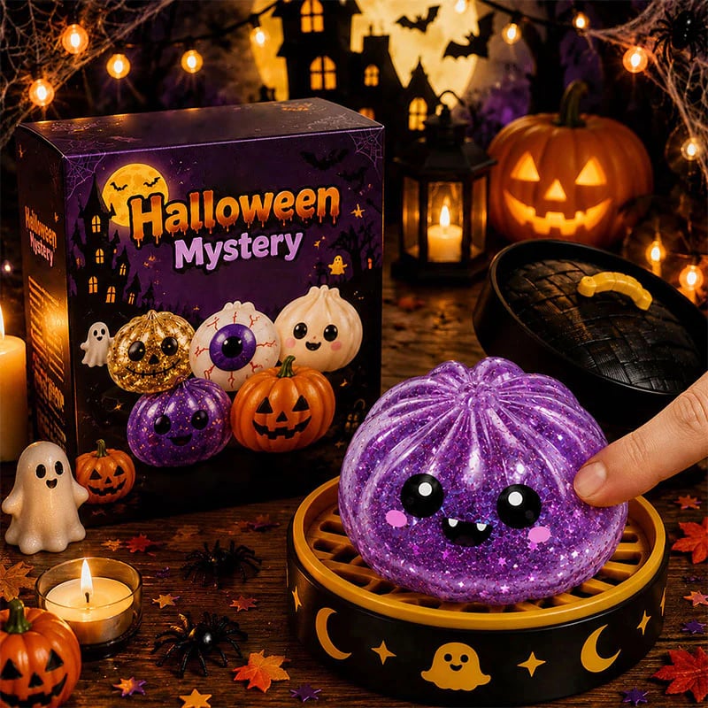 🔥Last Day 50% OFF - ✨🎃 Halloween Dumpling Squeeze Squishy Toy