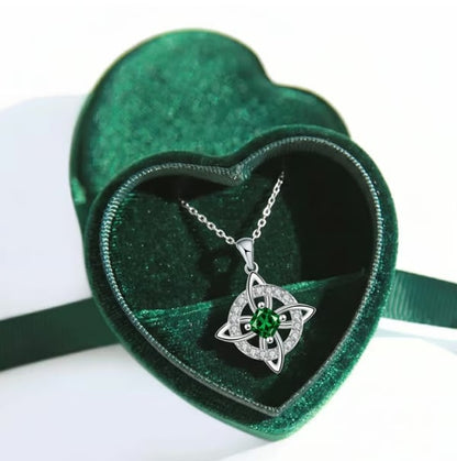 Mystical Birthstone Witches Knot Necklace – 🔮💞Protect Your Loved Ones