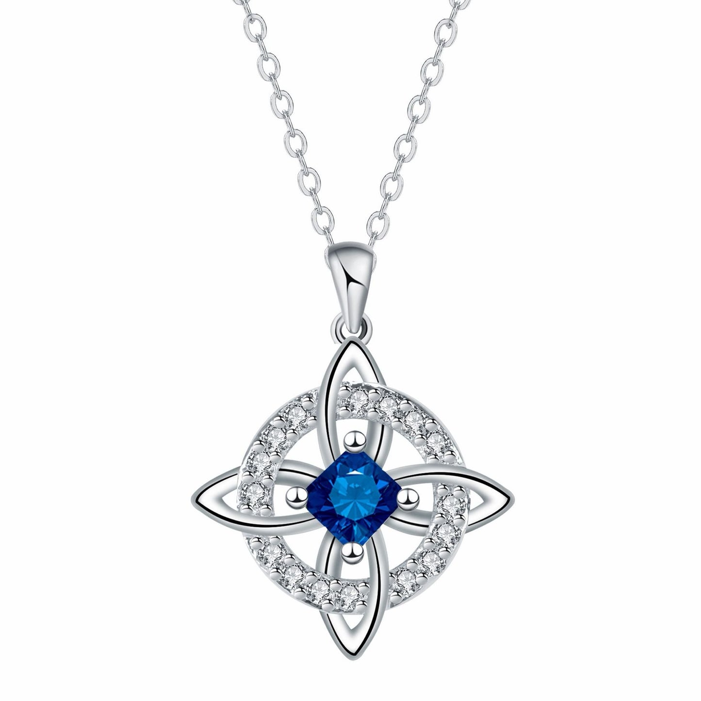 Mystical Birthstone Witches Knot Necklace – 🔮💞Protect Your Loved Ones