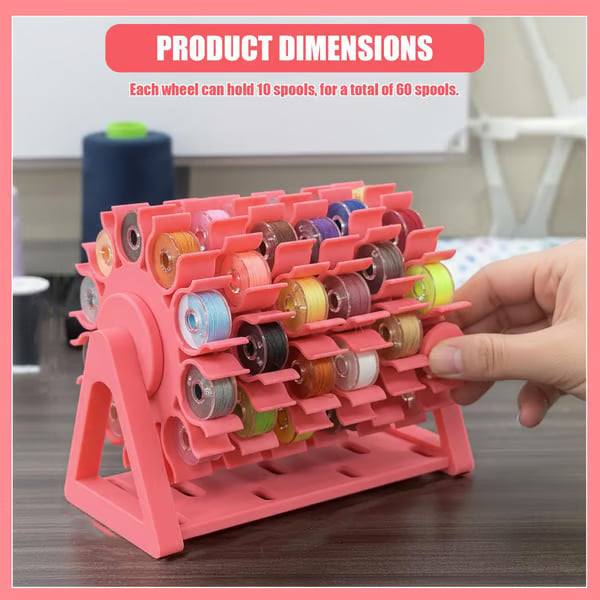 🧵Rotating Bobbin Thread Organizer