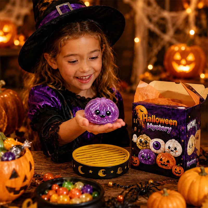 🔥Last Day 50% OFF - ✨🎃 Halloween Dumpling Squeeze Squishy Toy