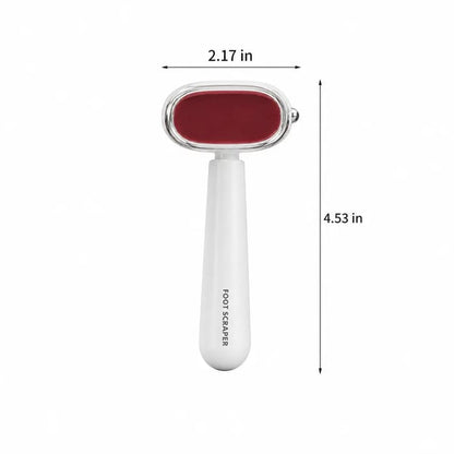 🔥Last Day 50% OFF - Dual‑Sided Foot Callus Remover, Replaceable Stainless Steel Blade Foot Scraper 🦶